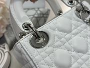 Fortok Dior Lady Dior White 17 x 15 x 7cm - 6