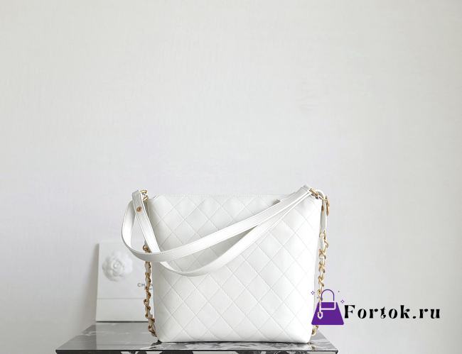 Fortok Chanel 25 small White 27 x 33 x 10.5 cm - 1