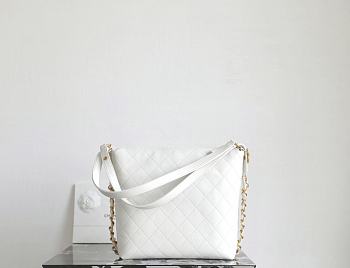 Fortok Chanel 25 small White 27 x 33 x 10.5 cm