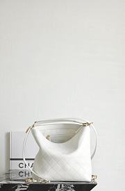 Fortok Chanel 25 small White 27 x 33 x 10.5 cm - 5