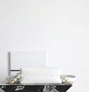 Fortok Chanel 25 small White 27 x 33 x 10.5 cm - 4