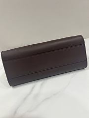 Fortok The Row Marlo 12 leather tote bag Burgundy 30*14*24cm - 2