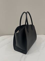 Fortok The Row Marlo 12 leather tote bag Black 30*14*24cm - 2
