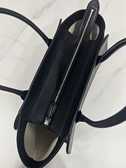 Fortok The Row Marlo 12 leather tote bag Black 30*14*24cm - 4