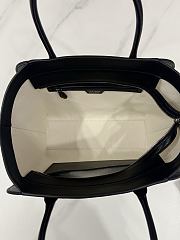 Fortok The Row Marlo 12 leather tote bag Black 30*14*24cm - 5