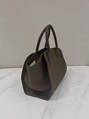 Fortok The Row Marlo 12 leather tote bag Brown 30*14*24cm - 2