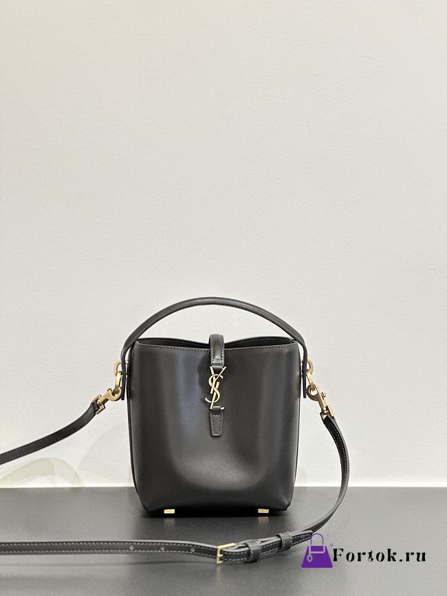 Fortok Saint Laurent YSL Le 37 Mini Bag Black 15×13×6cm - 1