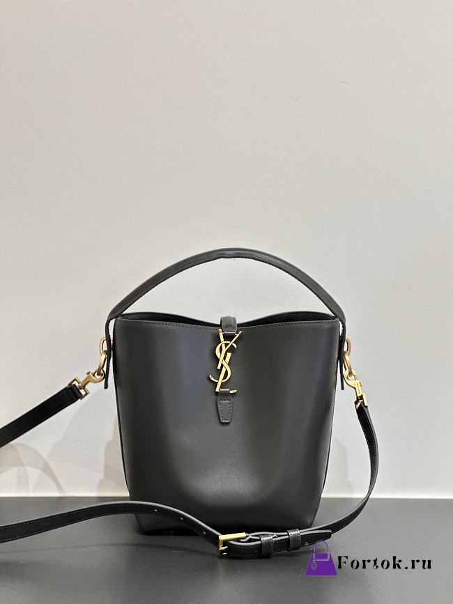 Fortok Saint Laurent YSL Le 37 Mini Bag Black 17×20×13cm - 1
