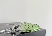 Fortok Bottega Veneta Baby Sardine Fresh mint/silver Mini Bag 20x12x2.5cm - 3