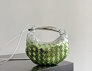 Fortok Bottega Veneta Baby Sardine Fresh mint/silver Mini Bag 20x12x2.5cm - 1
