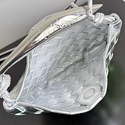 Fortok Bottega Veneta Baby Sardine Fresh mint/silver 39x31x12cm - 5
