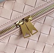 Fortok Bottega Veneta Bang Bang Intrecciato Vanity Bag in Pink 22*12.5*5cm - 6