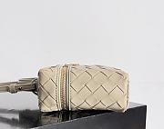 Fortok Bottega Veneta Bang Bang Intrecciato Vanity Bag in Beige 22*12.5*5cm - 2