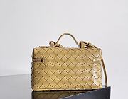 Fortok Bottega Veneta Bang Bang Intrecciato Vanity Bag in Brown 22*12.5*5cm - 4