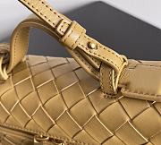 Fortok Bottega Veneta Bang Bang Intrecciato Vanity Bag in Brown 22*12.5*5cm - 6
