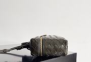 Fortok Bottega Veneta Bang Bang Intrecciato Vanity Bag in Cypress 22*12.5*5cm  - 2