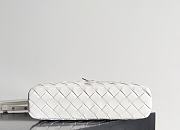 Fortok Bottega Veneta Bang Bang Intrecciato Vanity Bag in White 22*12.5*5cm - 5