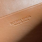 Fortok Bottega Veneta Bang Bang Intrecciato Vanity Bag Brown 22*12.5*5cm - 4