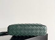Fortok Bottega Veneta Bang Bang Intrecciato Vanity Bag in Emerald Green 22*12.5*5cm  - 5