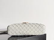Fortok Bottega Veneta Bang Bang Intrecciato Vanity Bag Grey 22*12.5*5cm - 2