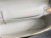 Fortok Bottega Veneta Bang Bang Intrecciato Vanity Bag Grey 22*12.5*5cm - 4