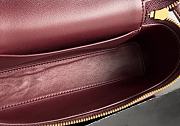 Fortok Bottega Veneta Bang Bang Intrecciato Vanity Bag Burgundy 22*12.5*5cm - 3