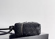 Fortok Bottega Veneta Bang Bang Intrecciato Vanity Bag Black 22*12.5*5cm - 3