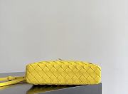 Fortok Bottega Veneta Bang Bang Intrecciato Vanity Bag Bright Yellow 22*12.5*5cm - 2