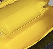 Fortok Bottega Veneta Bang Bang Intrecciato Vanity Bag Bright Yellow 22*12.5*5cm - 6