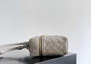 Fortok Bottega Veneta Bang Bang Intrecciato Vanity Bag Beige 22*12.5*5cm - 4