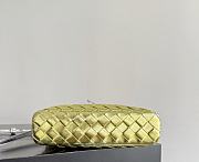 Fortok Bottega Veneta Bang Bang Intrecciato Vanity Bag Fresh Yellow/silver 22*12.5*5cm  - 2