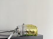 Fortok Bottega Veneta Bang Bang Intrecciato Vanity Bag Fresh Yellow/silver 22*12.5*5cm  - 3