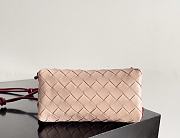 Fortok Bottega Veneta Concert Pouch Pink Beige/Red 18.5*11.5*8.5cm - 2