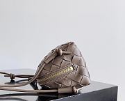 Fortok Bottega Veneta Concert Pouch Light Brown 18.5*11.5*8.5cm - 4