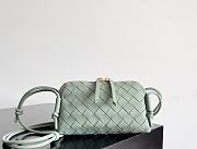 Fortok Bottega Veneta Concert Pouch Green Mint 18.5*11.5*8.5cm   - 1
