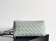 Fortok Bottega Veneta Concert Pouch Green Mint 18.5*11.5*8.5cm   - 2