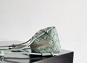 Fortok Bottega Veneta Concert Pouch Green Mint 18.5*11.5*8.5cm   - 6