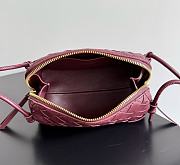 Fortok Bottega Veneta Concert Pouch Burgundy 18.5*11.5*8.5cm  - 2
