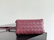 Fortok Bottega Veneta Concert Pouch Burgundy 18.5*11.5*8.5cm  - 4