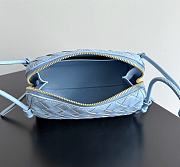 Fortok Bottega Veneta Concert Pouch Light Blue 18.5*11.5*8.5cm  - 4