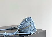 Fortok Bottega Veneta Concert Pouch Light Blue 18.5*11.5*8.5cm  - 5
