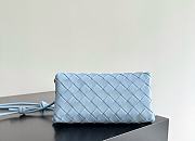 Fortok Bottega Veneta Concert Pouch Light Blue 18.5*11.5*8.5cm  - 6