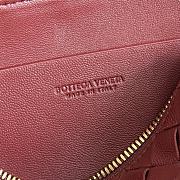 Fortok Bottega Veneta Concert Pouch Red 18.5*11.5*8.5cm  - 4
