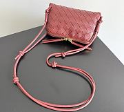 Fortok Bottega Veneta Concert Pouch Red 18.5*11.5*8.5cm  - 5