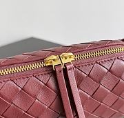 Fortok Bottega Veneta Concert Pouch Red 18.5*11.5*8.5cm  - 6