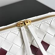 Fortok Bottega Veneta Concert Pouch White With Red Heart 18.5*11.5*8.5cm  - 3
