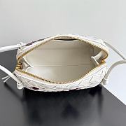 Fortok Bottega Veneta Concert Pouch White With Red Heart 18.5*11.5*8.5cm  - 5