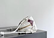 Fortok Bottega Veneta Concert Pouch White With Red Heart 18.5*11.5*8.5cm  - 6