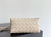 Fortok Bottega Veneta Concert Pouch Cream Beige 18.5*11.5*8.5cm  - 4