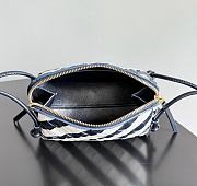 Fortok Bottega Veneta Concert Pouch Navy Blue/White 18.5*11.5*8.5cm  - 3